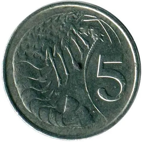 5 центов 1990 [Каймановы острова]