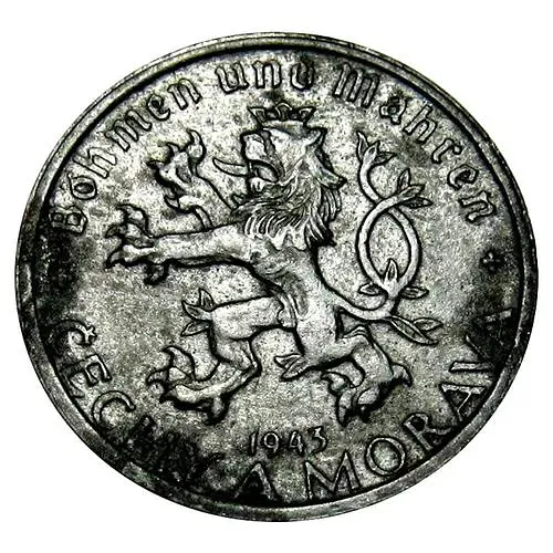 10 геллеров 1943 [Чехия / Протекторат Богемии и Моравии]