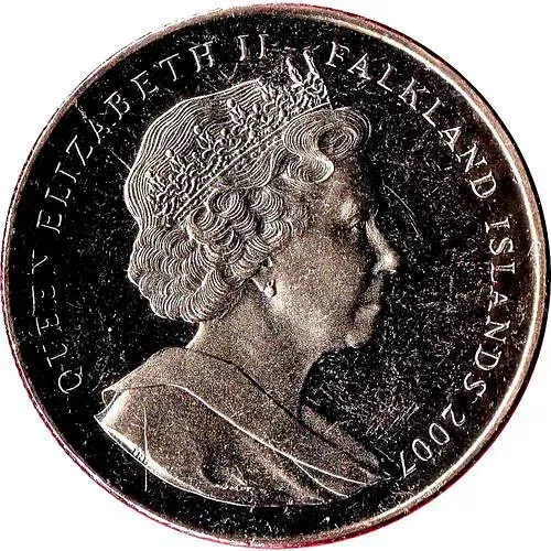 1 крона 2007, Чарльз Дарвин [Фолклендские острова]