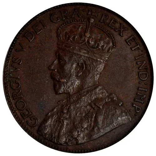 1 цент 1920, старый тип [Канада]