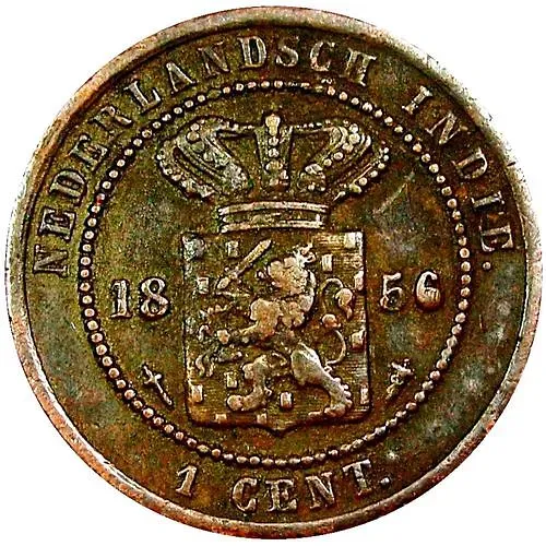 1 цент 1856 [Индия / Голландская Индия]