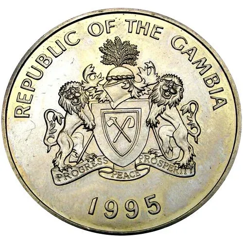 20 даласи 1995, 50 лет ООН [Гамбия]