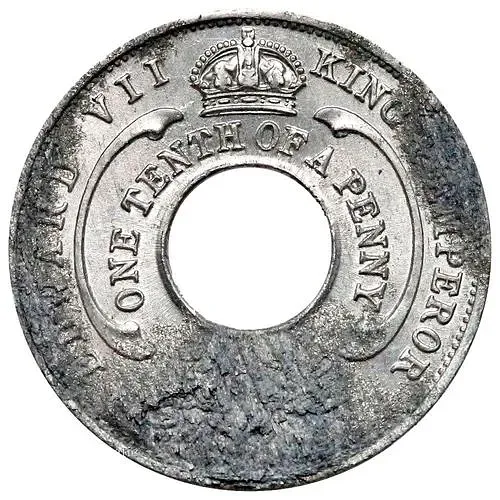 1/10 Penny 1907 [British West Africa]