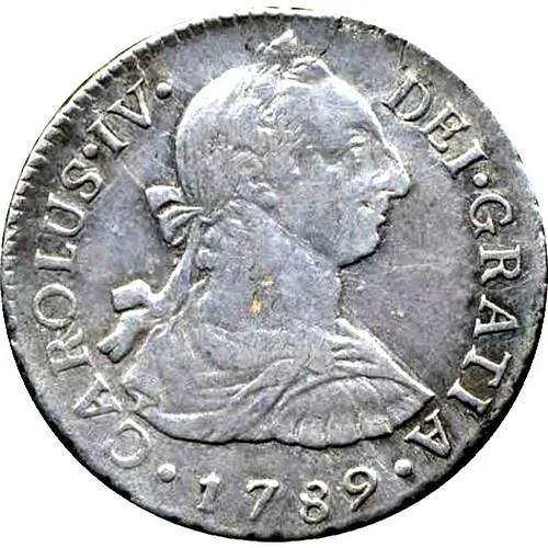 2 реала 1789-1791 [Перу]