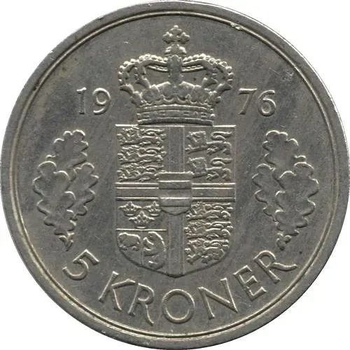 5 крон 1976 [Дания]