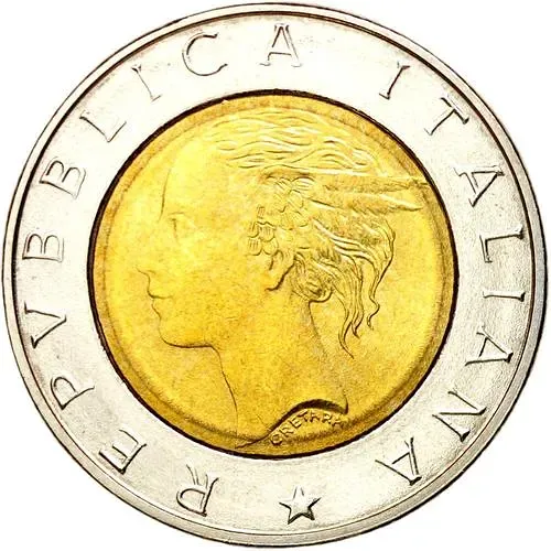 500 лир 1993, 100 лет Банку Италии [Италия]