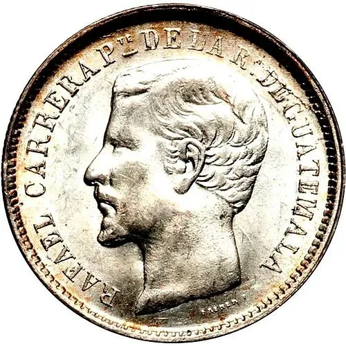 1 реал 1861-1865 [Гватемала]