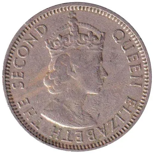 25 центов 1980, Бюст Королевы Елизаветы II [Белиз]