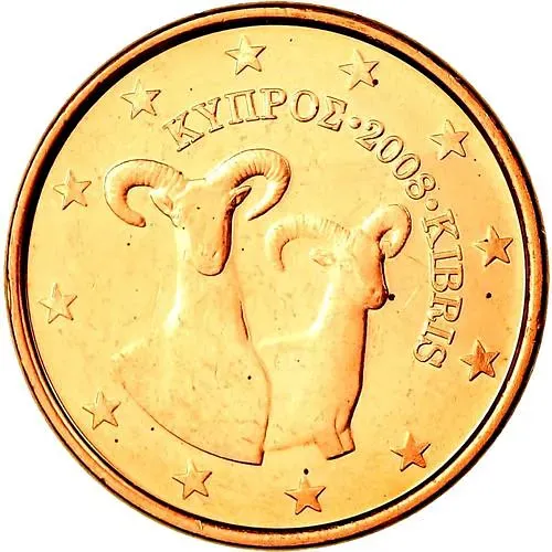 1 евроцент 2008-2019 [Кипр]