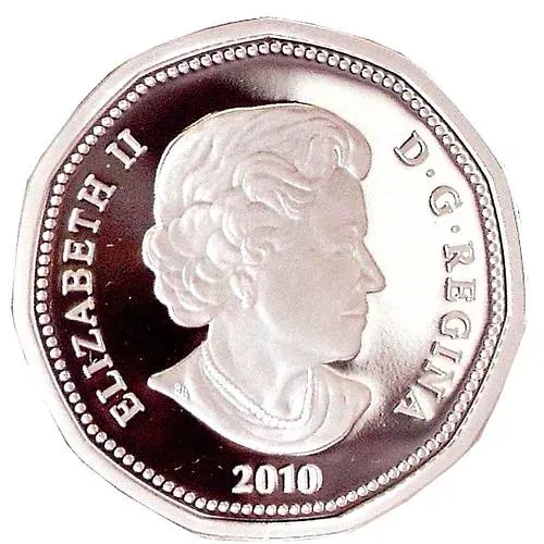 1 доллар 2010, XXI зимние Олимпийские Игры, Ванкувер 2010 - Счастливый Доллар [Канада]