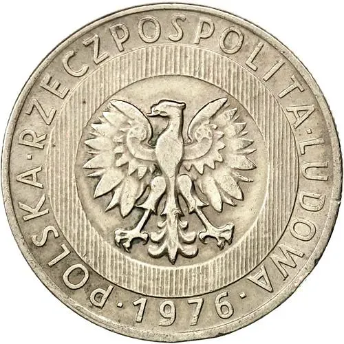 20 злотых 1976, реверс - 20 ZŁOTYCH [Польша]