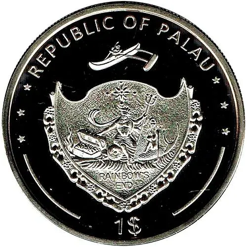 1 доллар 2011, Вымирающие виды - Длиннорылый кудрепер (Oxycirrhites typus) [Палау]