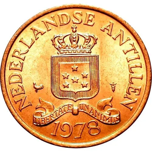 2½ цента 1970-1978 [Нидерландские Антильские острова]