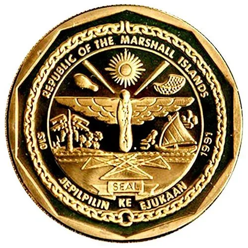 10 долларов 1991, North American P-51 Mustang [Маршалловы Острова]