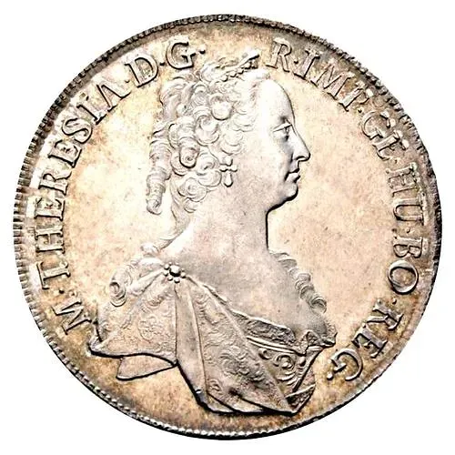 1 талер 1746-1753, Мария Терезия - орел с гербом Австрии в центре [Австрия]