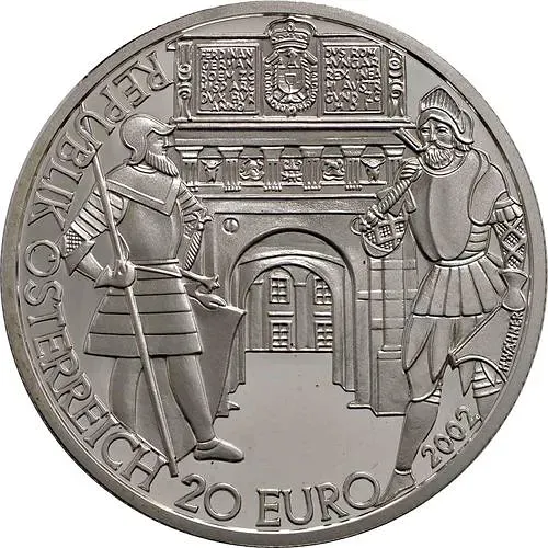 20 евро 2002, Фердинанд I [Австрия]