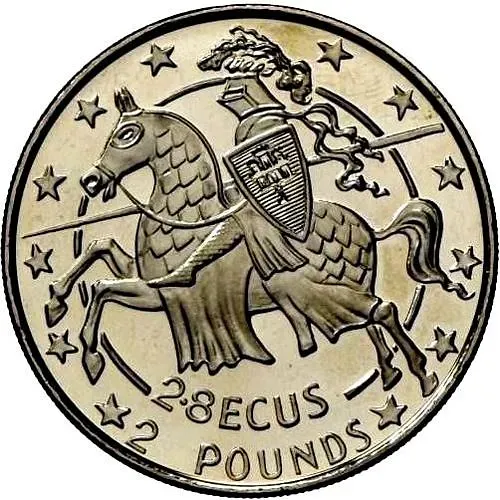 2.8 экю - 2 фунта 1992 [Гибралтар]