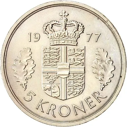 5 крон 1977 [Дания]