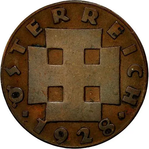 2 гроша 1928 [Австрия]