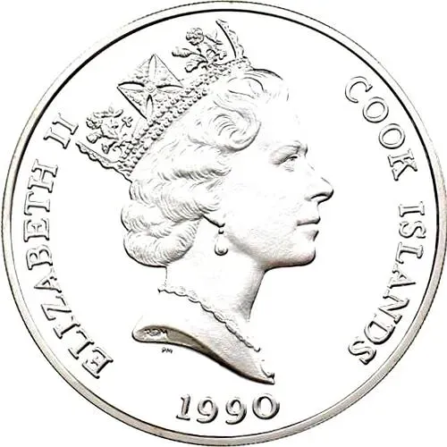 50 долларов 1990, Вымирающие виды - Гризли [Острова Кука]