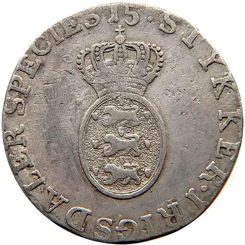 1/15 спесие далера 1796-1799 [Дания]