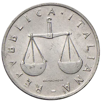 1 лира 1955 [Италия]