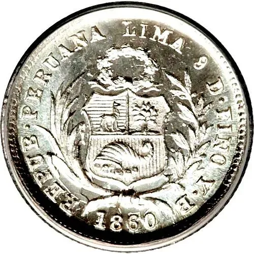 1 реал 1859-1861 [Перу]