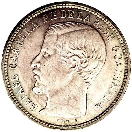 1 песо 1862-1865 [Гватемала]