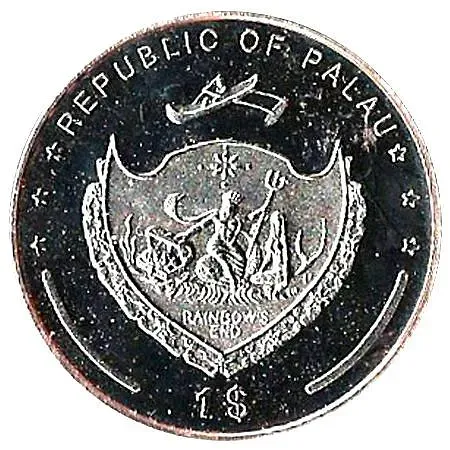 1 доллар 2009, Вымирающие виды - Рыба-ангел [Палау]