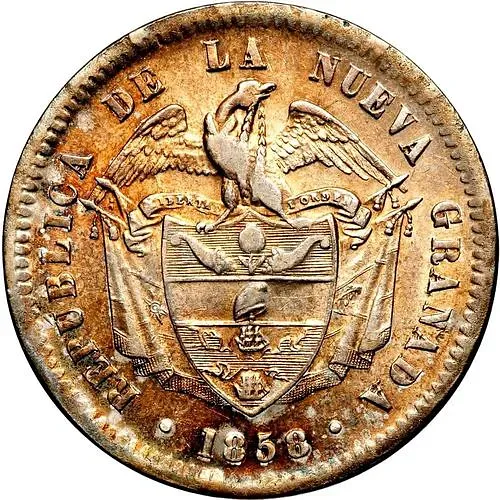 1 песо 1855-1859 [Колумбия]