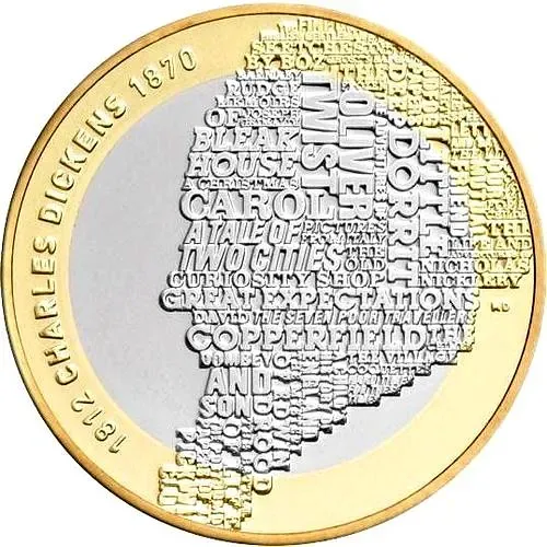 2 фунта 2012, Чарльз Дарвин [Великобритания]