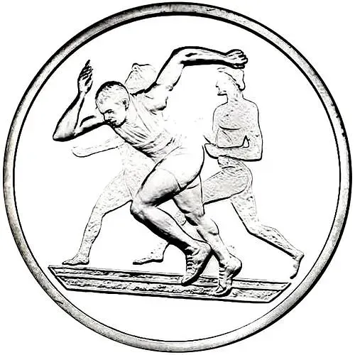 10 евро 2004, XXVIII летние Олимпийские Игры, Афины 2004 - Бег [Греция]