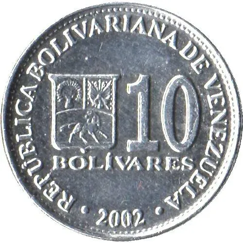 10 боливаров 2002 [Венесуэла]
