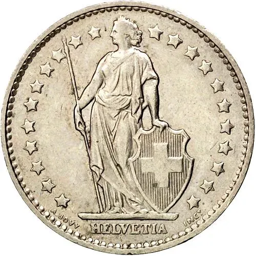 1 франк 1975 [Швейцария]