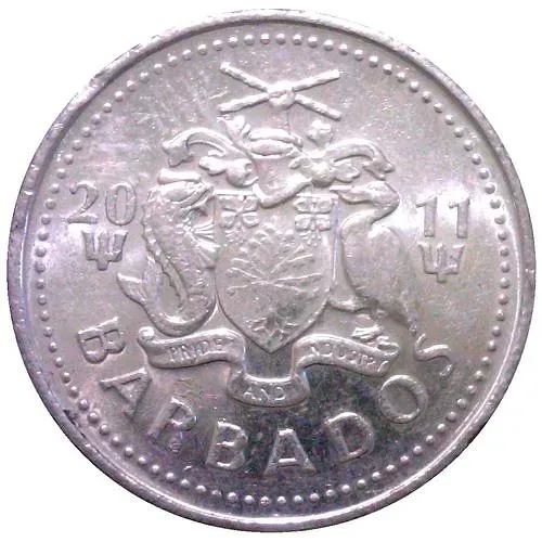 25 центов 2011 [Барбадос]
