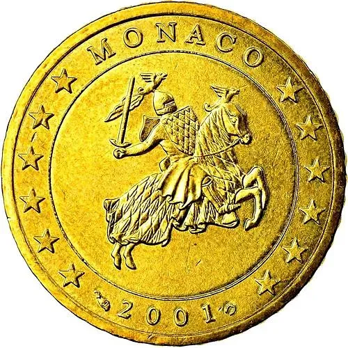 50 евроцентов 2001-2004 [Монако]