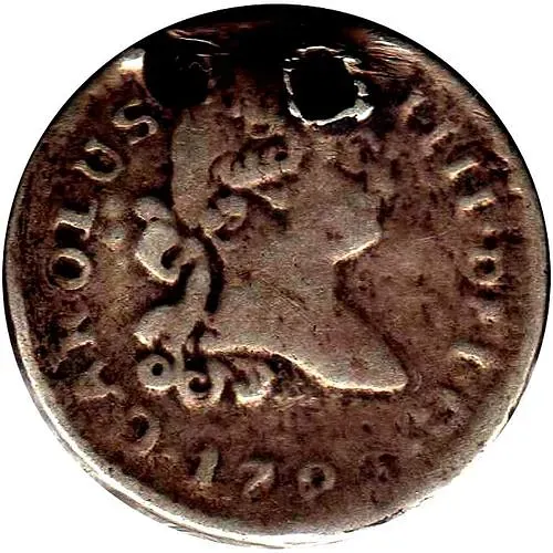 ¼ реала 1792-1795 [Перу]