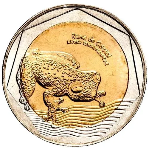 500 песо 2012, лягушка [Колумбия]