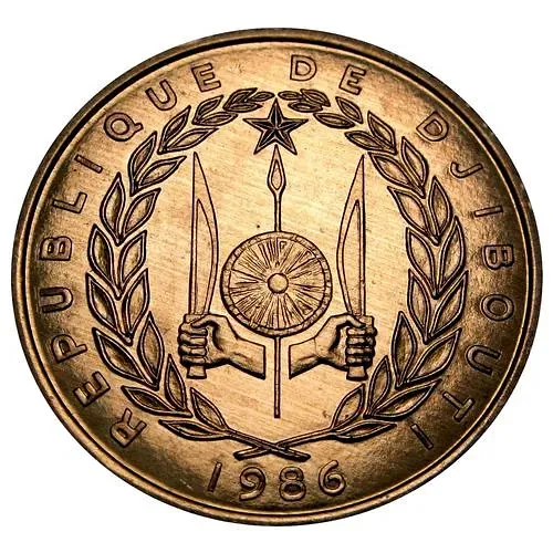 5 франков 1986 [Джибути]