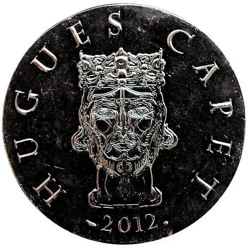 10 евро 2012, Короли Франции - Гуго Капета, 987-996 [Франция]