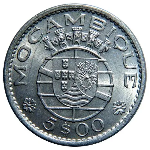 5 эскудо 1971 [Мозамбик]