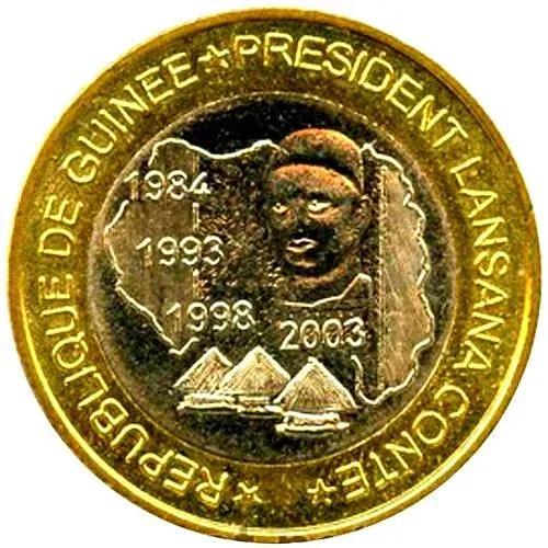 6000 франков 2003, Лансана Конте [Гвинея]