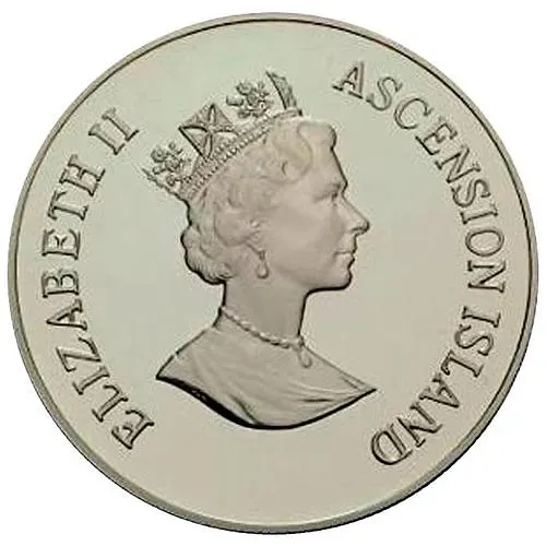 50 пенсов 1998, Всемирный фонд дикой природы - Белохвостый фаэтон [Остров Вознесения / Острова Святой Елены, Вознесения и Тристан-да-Кунья]