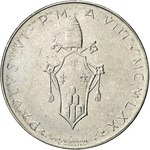 100 лир 1970 [Ватикан]