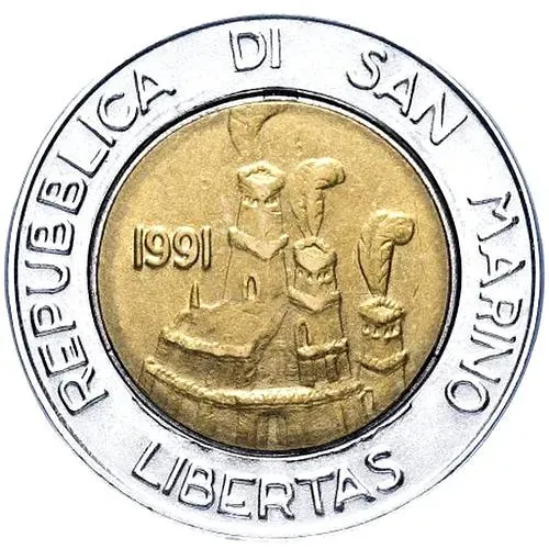 500 лир 1991 [Сан-Марино]