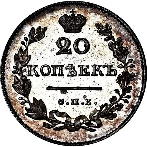20 копеек 1828, СПБ-НГ