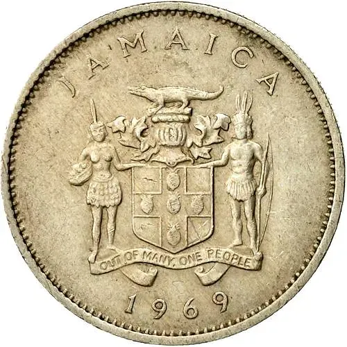 10 центов 1969 [Ямайка]