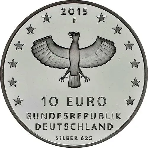 10 евро 2015, 1000 лет городу Лейпциг [Германия]