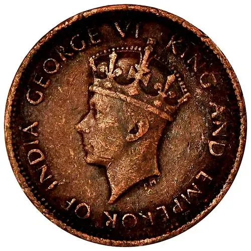 ½ цента 1937-1940 [Шри-Ланка]