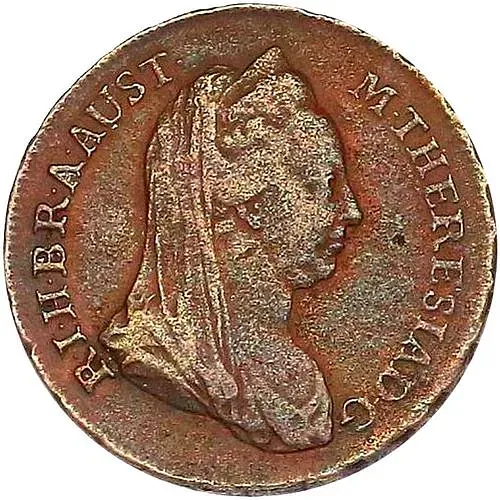 1 крейцер 1772-1779, Мария Терезия [Австрия]